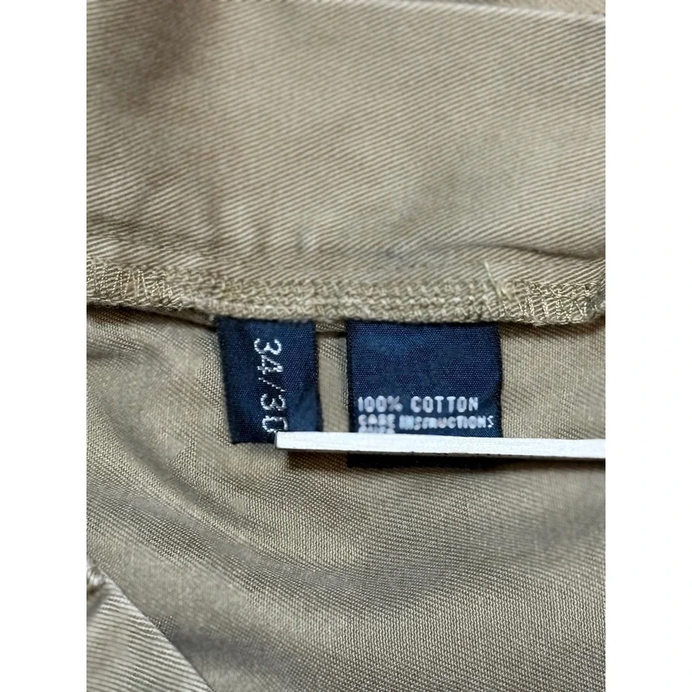 Vintage Polo Ralph Lauren Classic Chino Pants Mens 34x30 Tan Khaki Straight Leg
